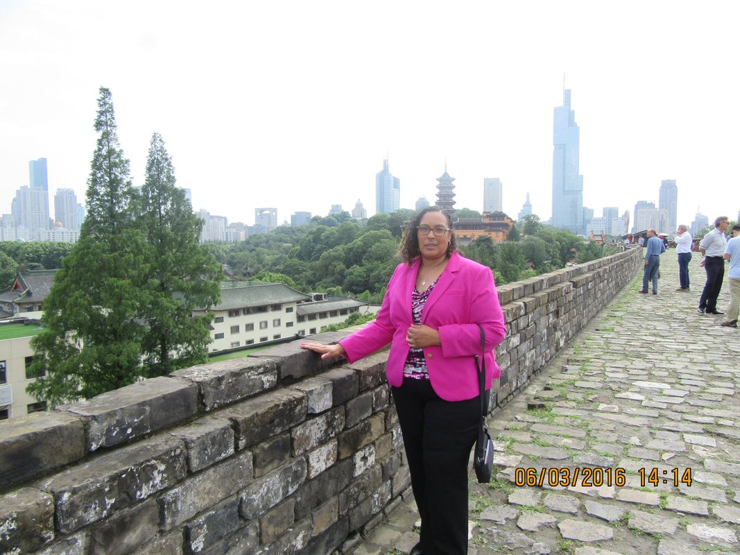 Dr. Mitchell on the Great Wall